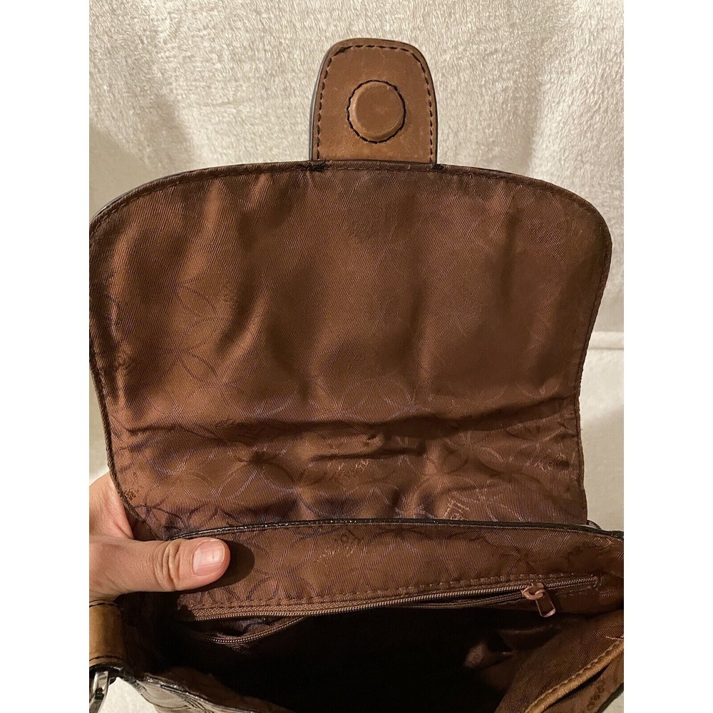 Fossil Shoulder Bag Crossbody Bag Leather Brown Shoulder‎ Bag Messenger Bag - Picture 7 of 9